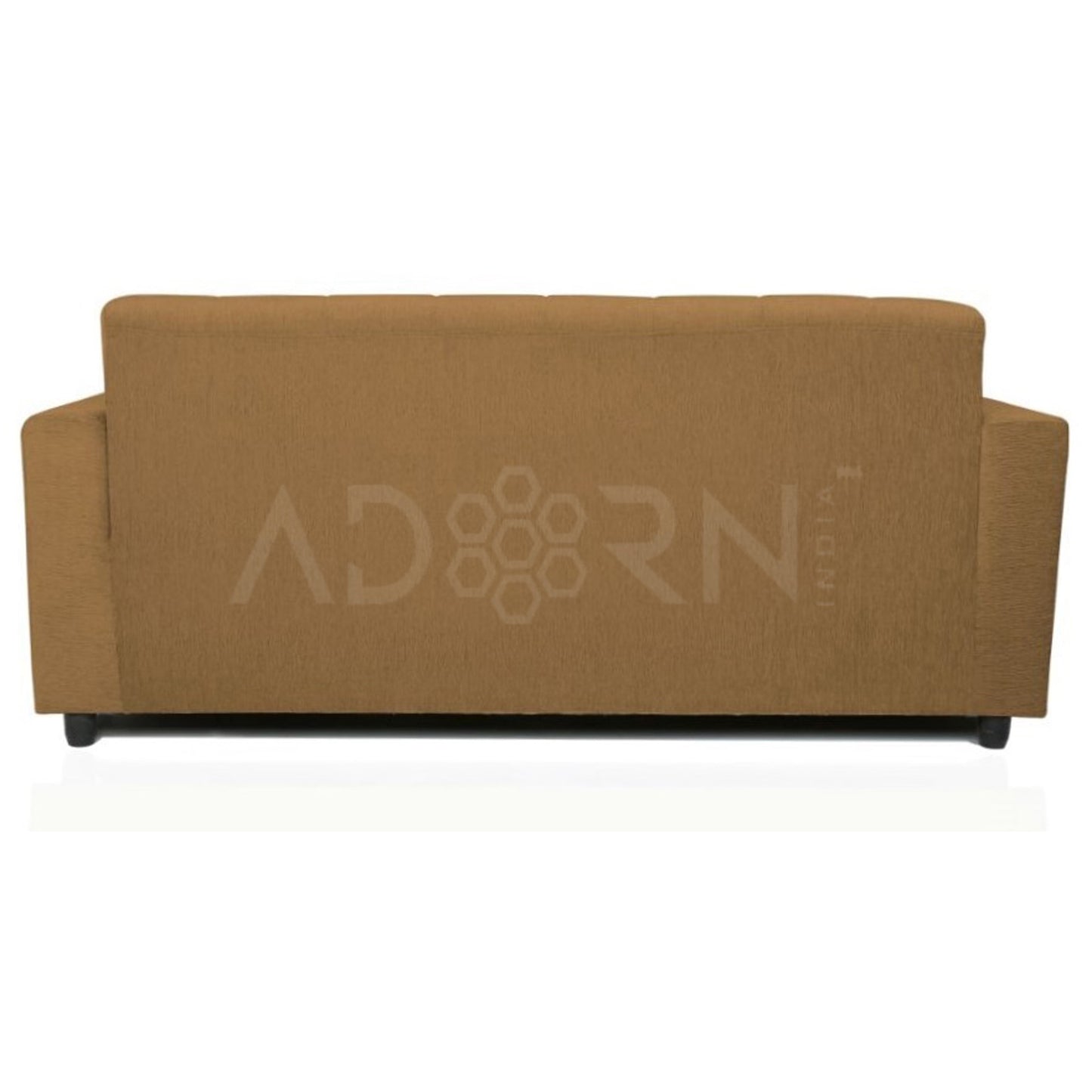 Adorn India Aleena 3 Seater Sofa(Camel)