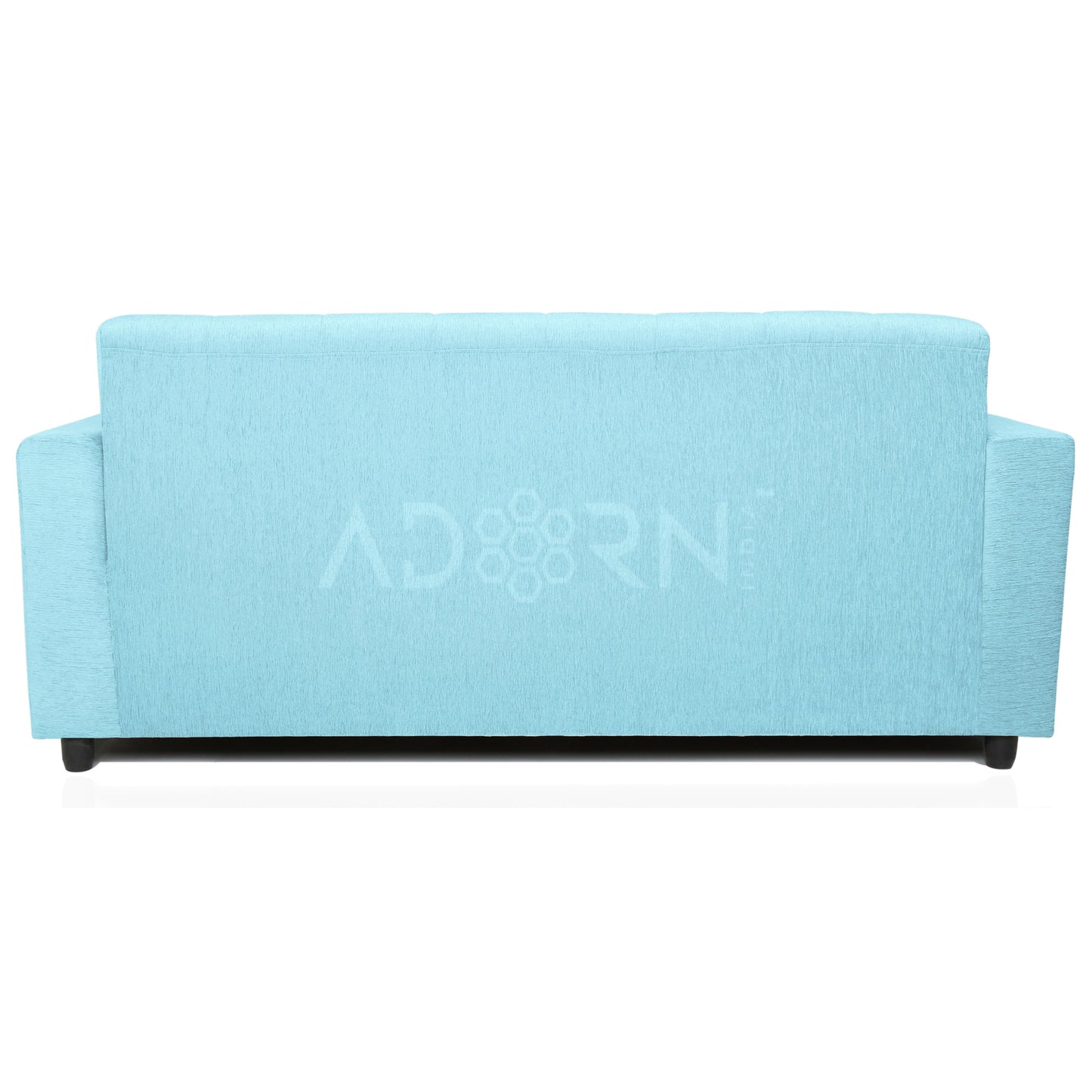 Adorn India Aleena 3 Seater Sofa(Light Blue)