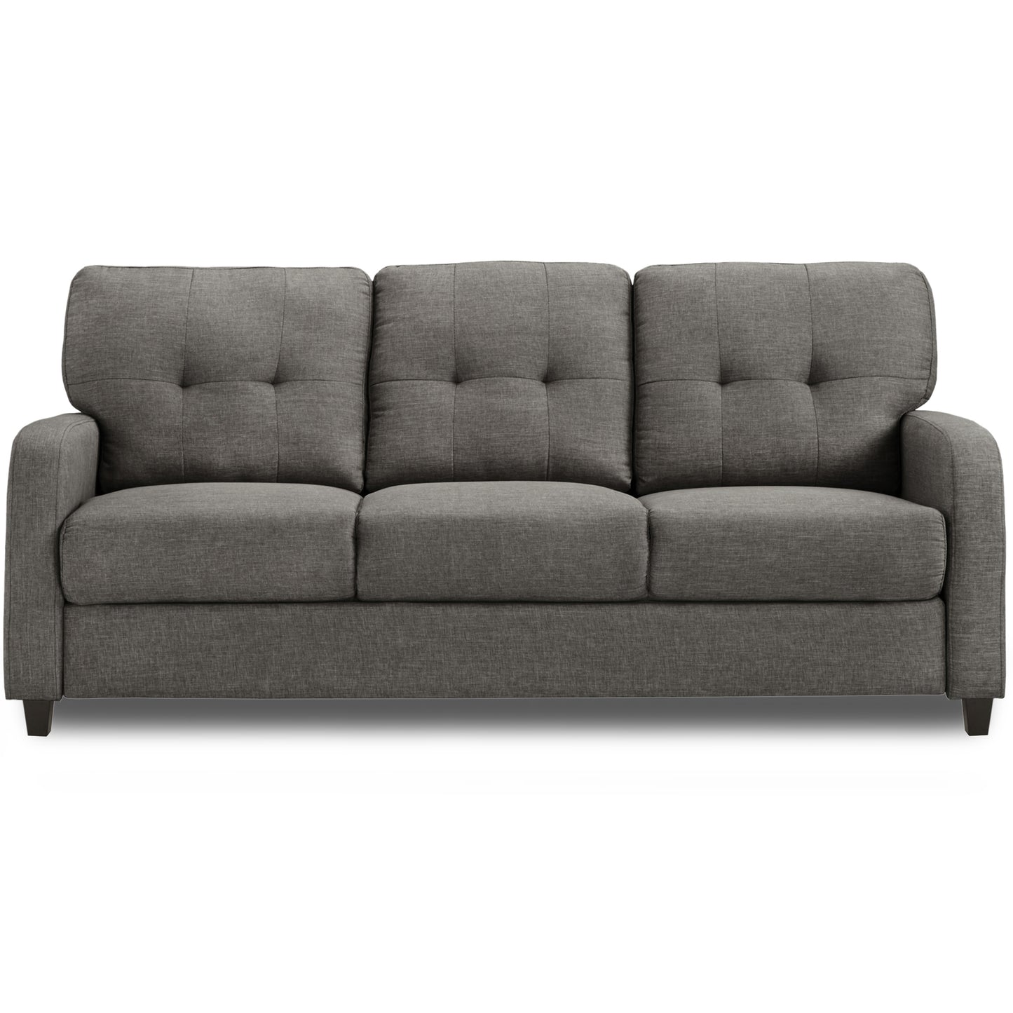 Adorn India Astor 3+2 5 Seater Sofa Set (Grey) (3 Year Warranty)
