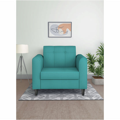 Adorn India Rio Elegant 1 Seater Sofa (3 Year Warranty)