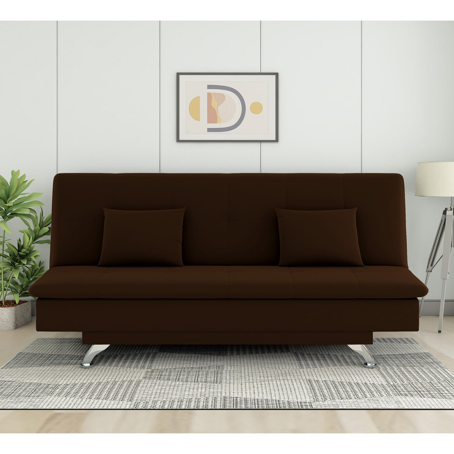 Adorn India A New Aspen 3 Seater Sofa Cum Bed 4X6