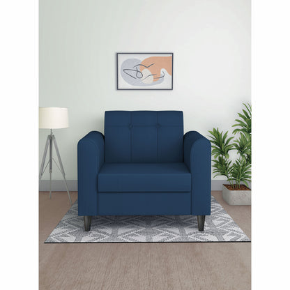 Adorn India Rio Elegant 1 Seater Sofa (3 Year Warranty)