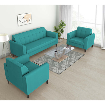 Adorn India Wood Rio Elegant 3+1+1 5 Seater Sofa Set (3 Year Warranty)