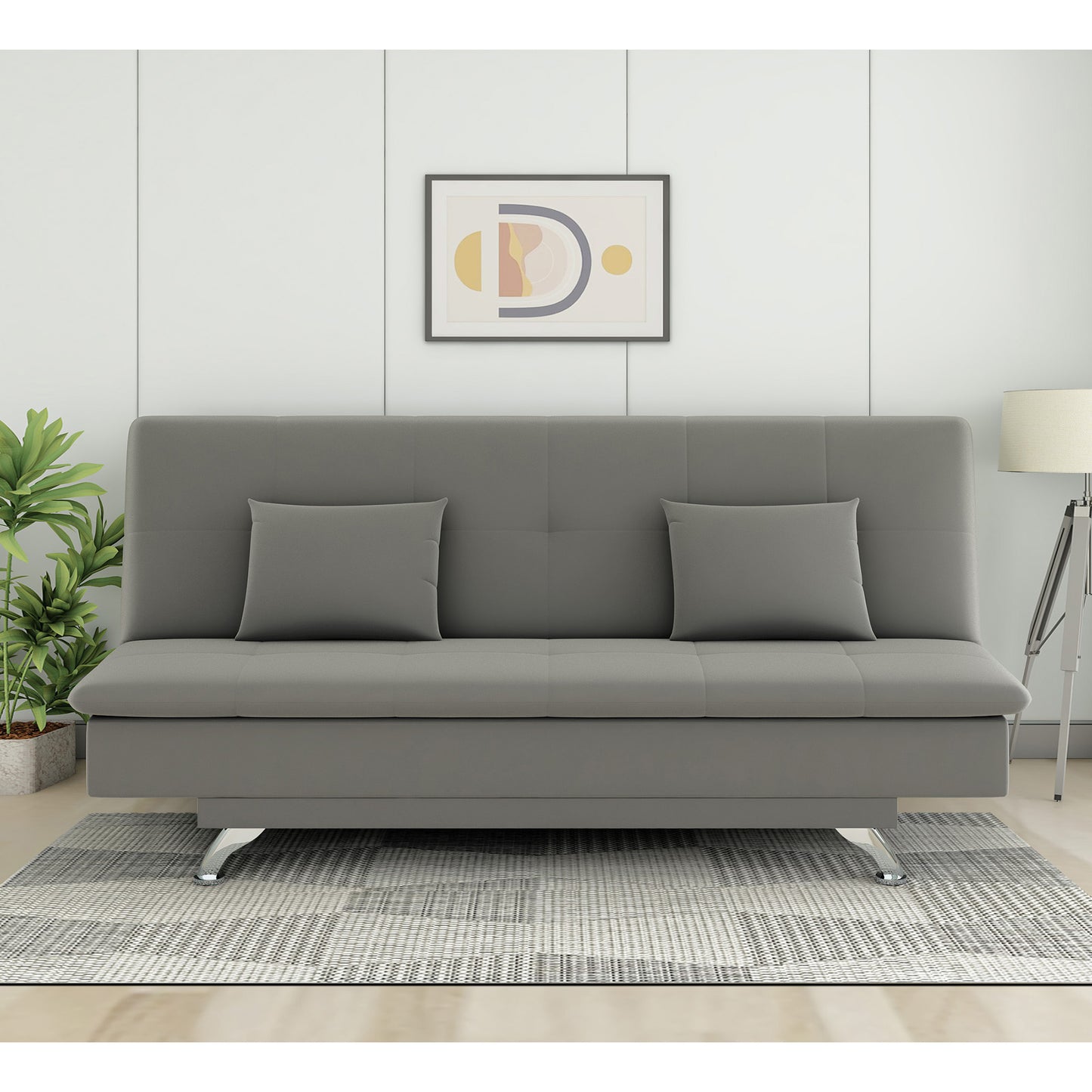 Adorn India A New Aspen 3 Seater Sofa Cum Bed 4X6