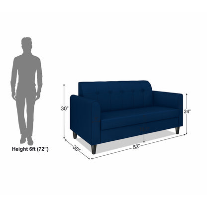 Adorn India Rio Elegant 2 Seater Sofa (3 Year Warranty)