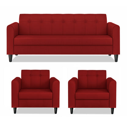 Adorn India Wood Rio Elegant 3+1+1 5 Seater Sofa Set (3 Year Warranty)
