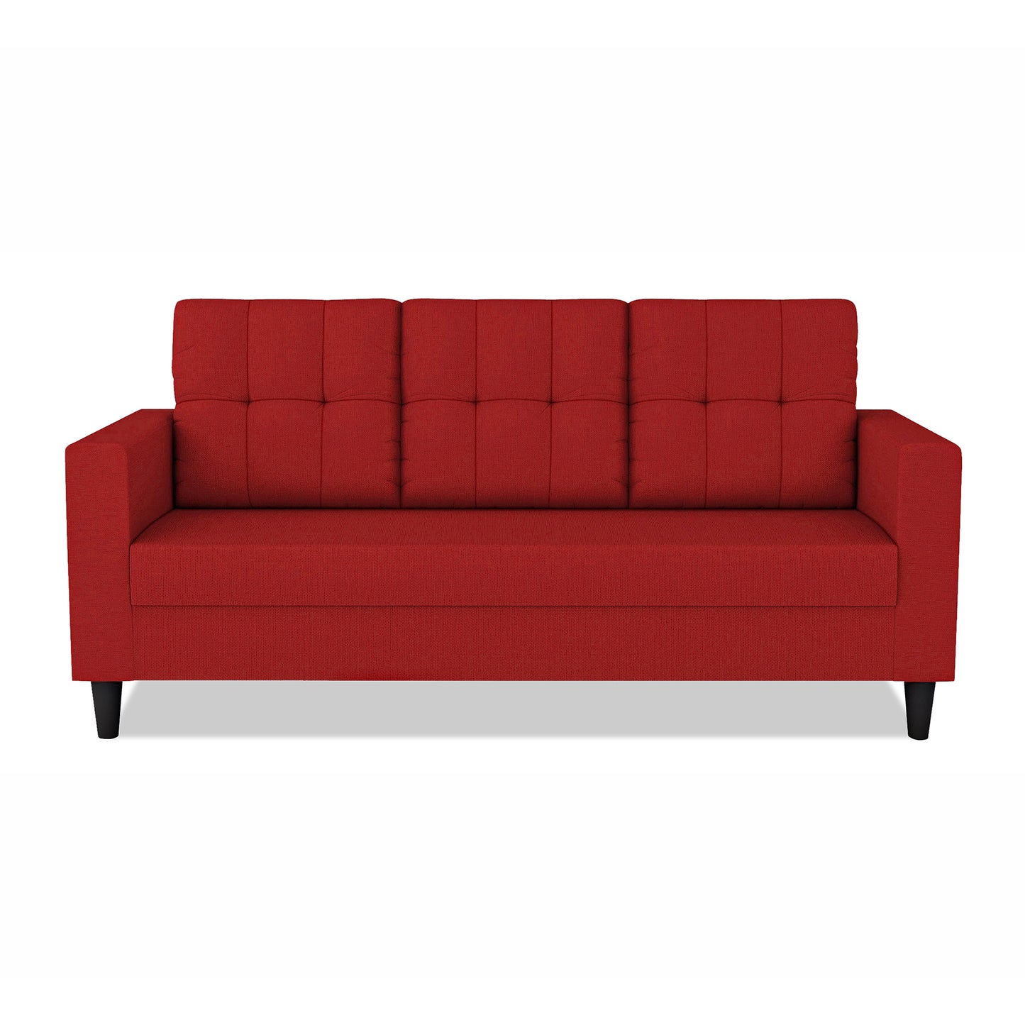 Adorn India Darcy 3 Seater Sofa (Beige) (3 Year Warranty)
