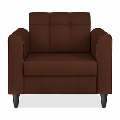 Adorn India Rio Elegant 1 Seater Sofa (3 Year Warranty)