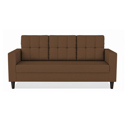 Adorn India Darcy 3 Seater Sofa (Beige) (3 Year Warranty)