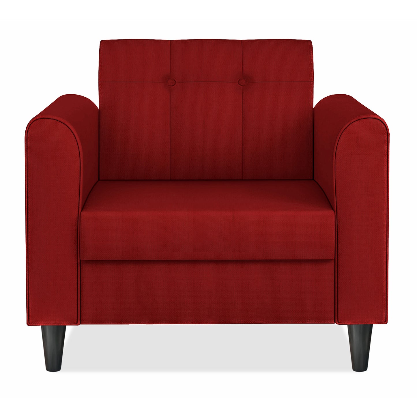 Adorn India Rio Elegant 1 Seater Sofa (3 Year Warranty)
