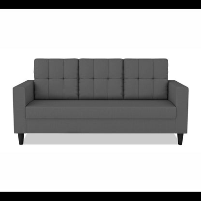Adorn India Darcy 3 Seater Sofa (Grey) (3 Year Warranty)