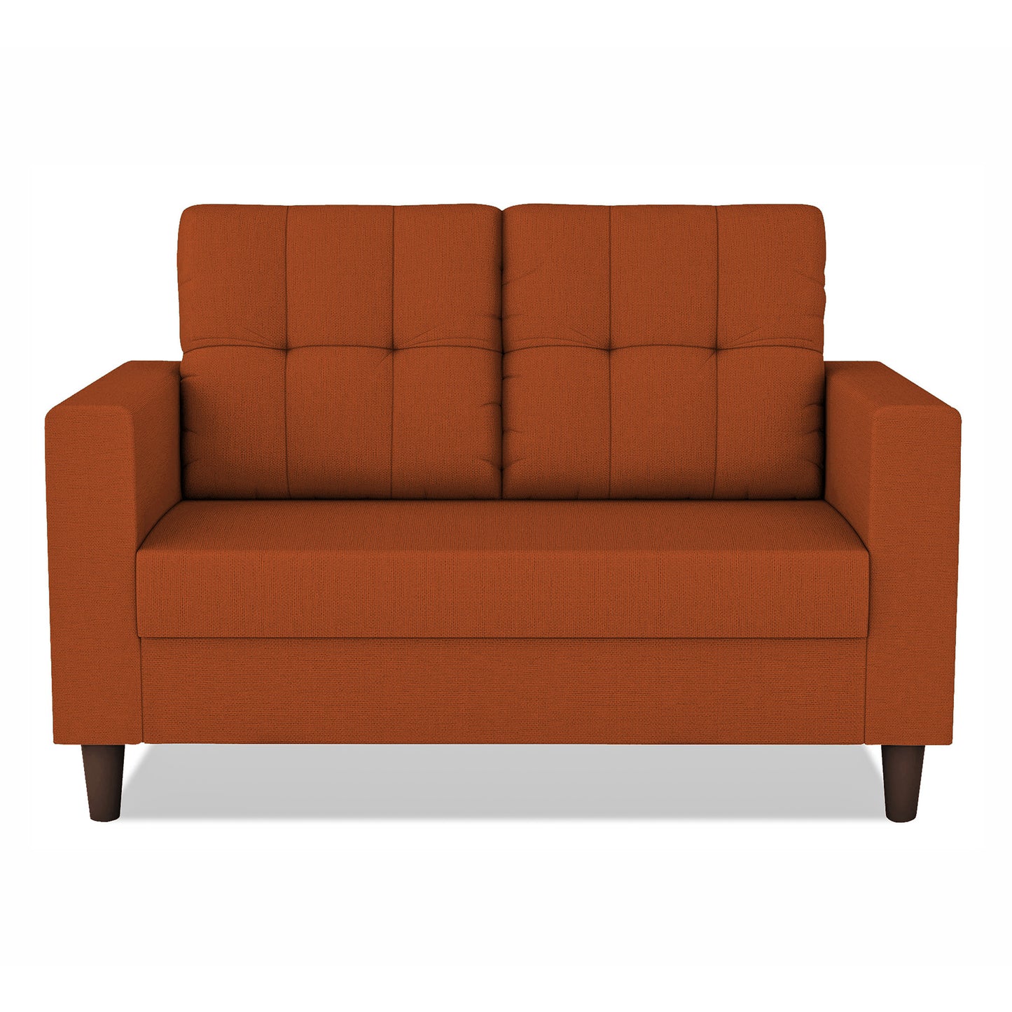 Adorn India Darcy 2 Seater Sofa (Beige) (3 Year Warranty)