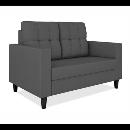 Adorn India Darcy 2 Seater Sofa (Grey) (3 Year Warranty)