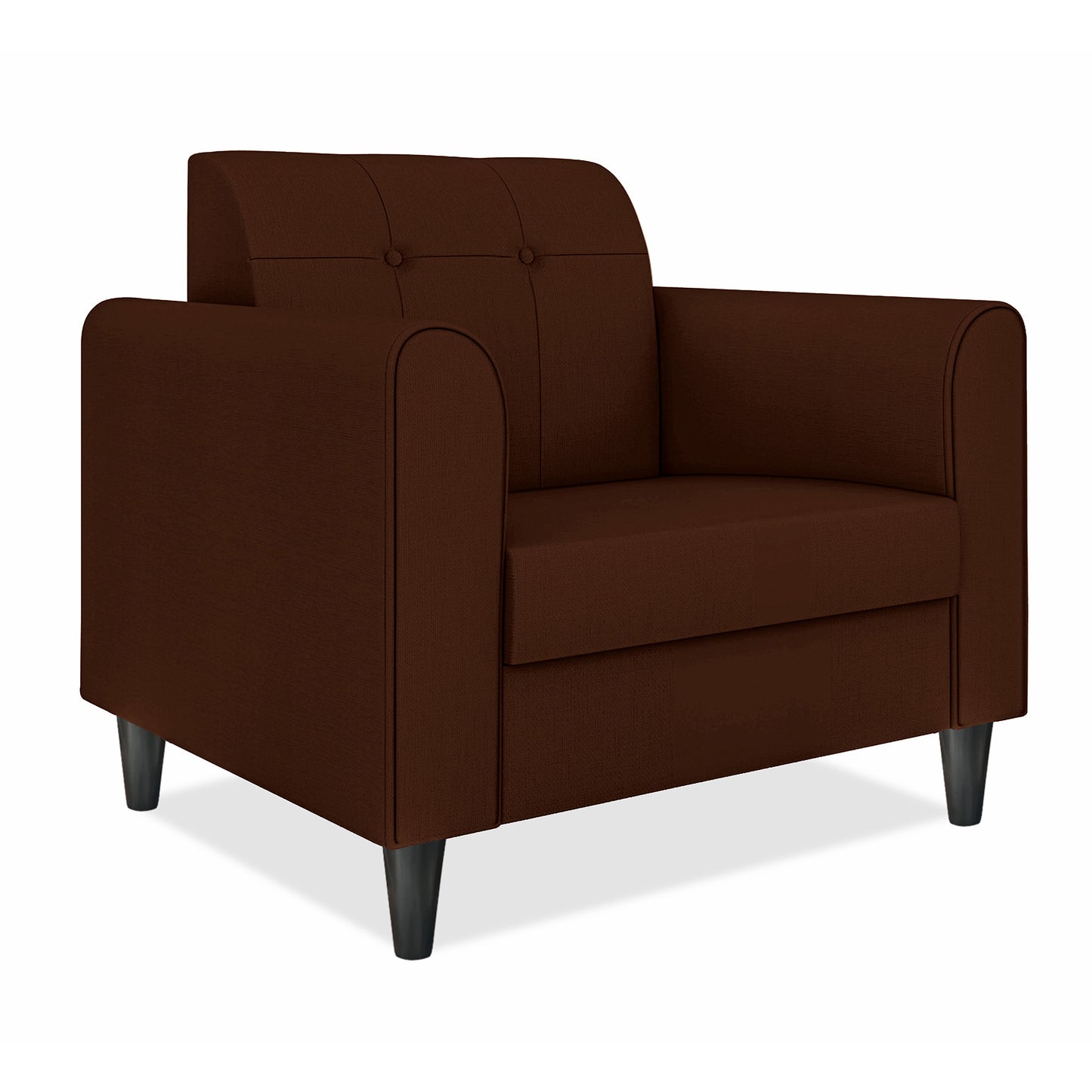 Adorn India Rio Elegant 1 Seater Sofa (3 Year Warranty)