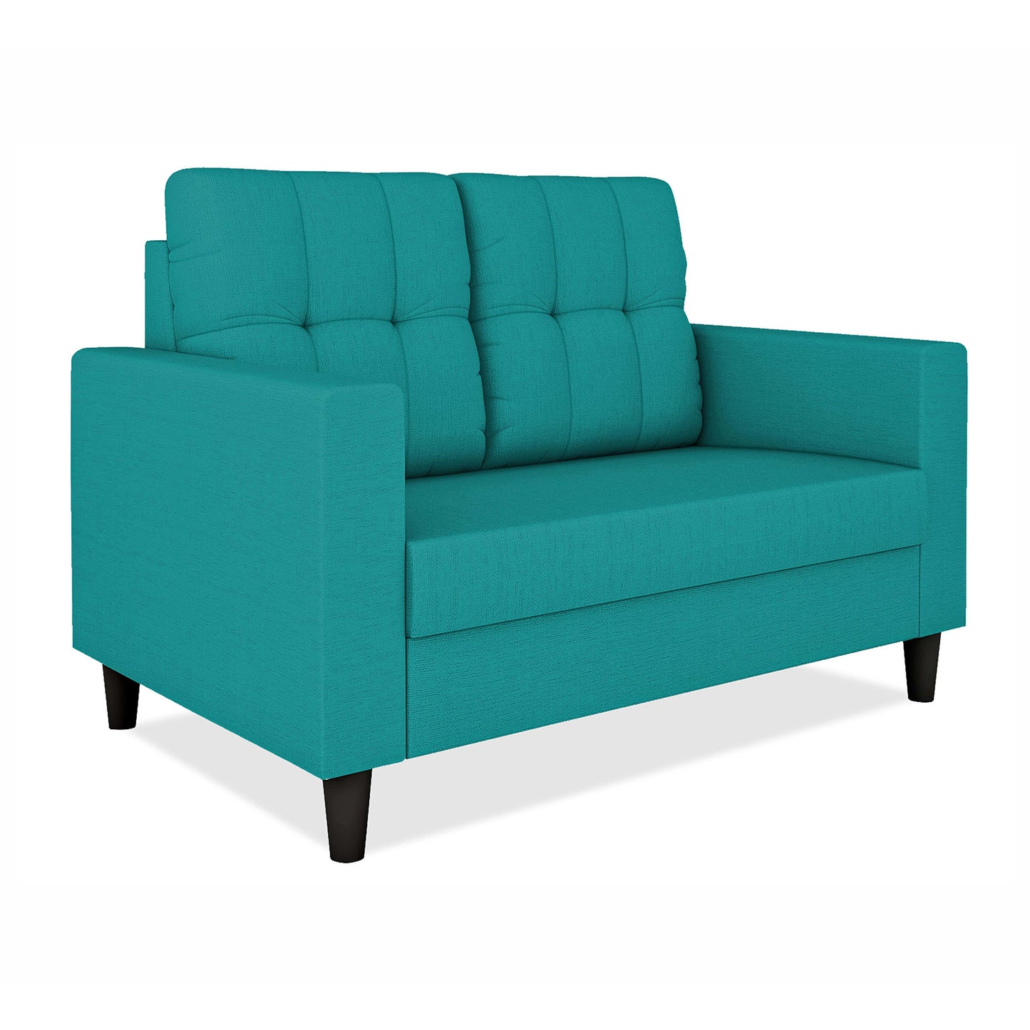 Adorn India Darcy 2 Seater Sofa (Beige) (3 Year Warranty)