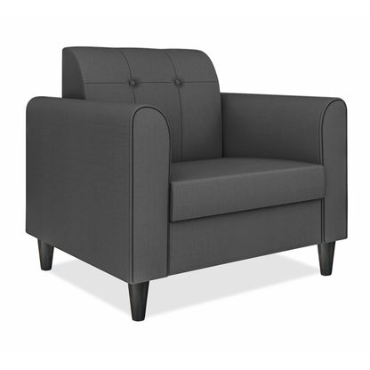 Adorn India Rio Elegant 1 Seater Sofa (3 Year Warranty)