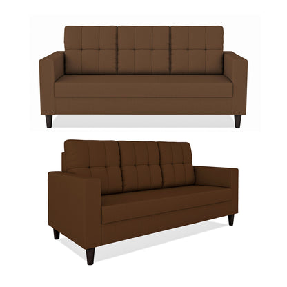 Adorn India Darcy 3+2+1 6 Seater Sofa Set  (3 Year Warranty)