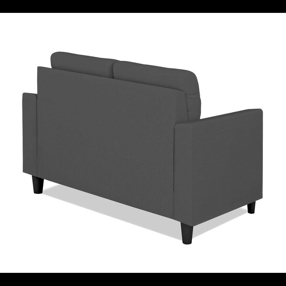 Adorn India Darcy 2 Seater Sofa (Grey) (3 Year Warranty)