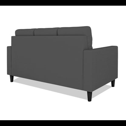 Adorn India Darcy 3 Seater Sofa (Grey) (3 Year Warranty)