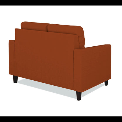 Adorn India Darcy 2 Seater Sofa (Rust) (3 Year Warranty)