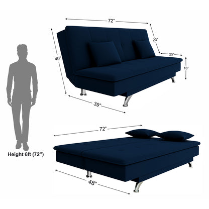 Adorn India A New Aspen 3 Seater Sofa Cum Bed 4X6