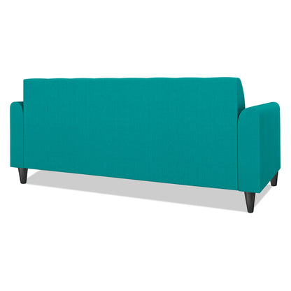 Adorn India Rio Elegant 3 Seater Sofa (Aqua Blue) (3 Year Warranty)