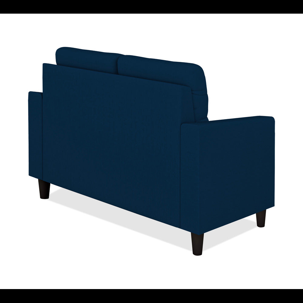 Adorn India Darcy 2 Seater Sofa (Blue) (3 Year Warranty)