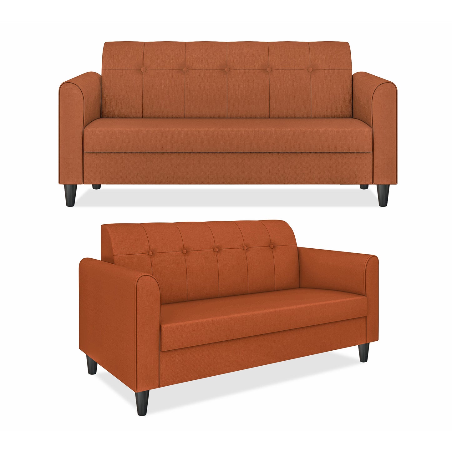 Adorn India Rio Elegant 3+2 5 Seater Sofa Set (3 Year Warranty)