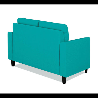 Adorn India Darcy 2 Seater Sofa (Aqua Blue) (3 Year Warranty)