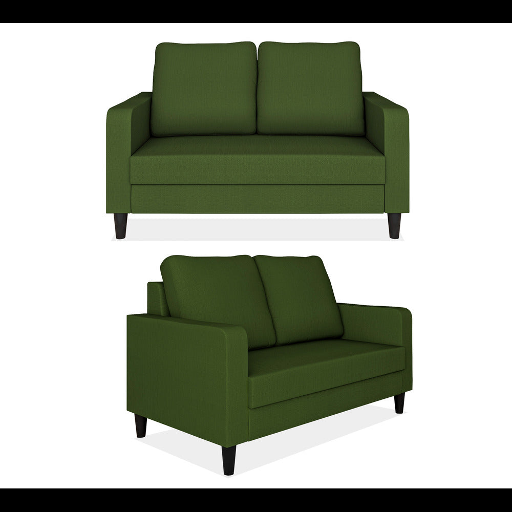 Adorn India Chandler Decent 3+2+1 6 Seater Sofa Set (Green) (3 Year Warranty)