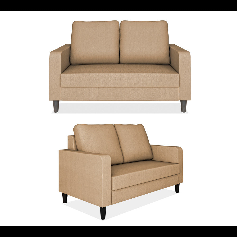 Adorn India Chandler Decent 3+2+1 6 Seater Sofa Set (Beige) (3 Year Warranty)