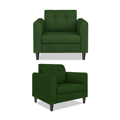 Adorn India Wood Rio Elegant 3+1+1 5 Seater Sofa Set (3 Year Warranty)