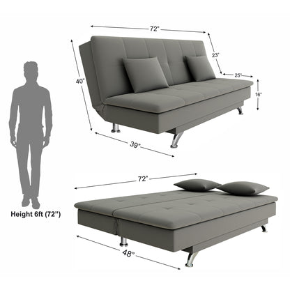 Adorn India A New Aspen 3 Seater Sofa Cum Bed 4X6