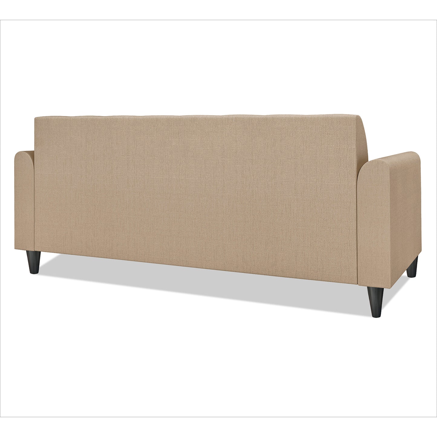 Adorn India Rio Elegant 3 Seater Sofa (Beige) (3 Year Warranty)