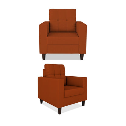 Adorn India Darcy 3+2+1 6 Seater Sofa Set  (3 Year Warranty)