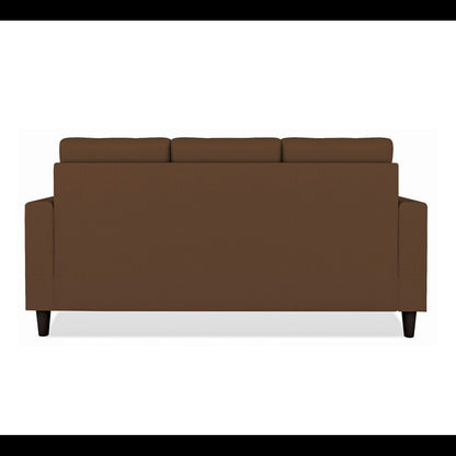 Adorn India Darcy 3 Seater Sofa (Brown) (3 Year Warranty)