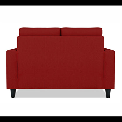 Adorn India Darcy 2 Seater Sofa (Red) (3 Year Warranty)