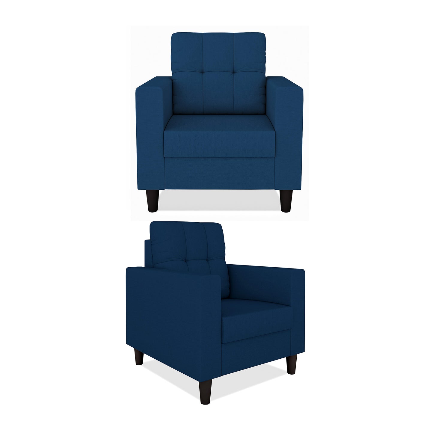 Adorn India Darcy 3+2+1 6 Seater Sofa Set  (3 Year Warranty)