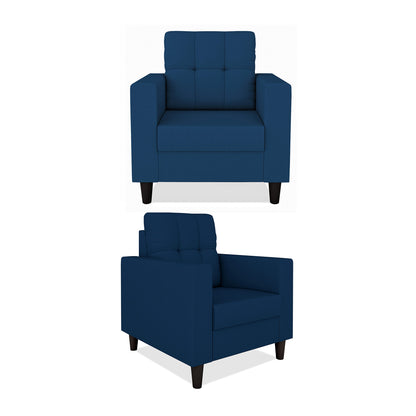 Adorn India Darcy 3+2+1 6 Seater Sofa Set  (3 Year Warranty)