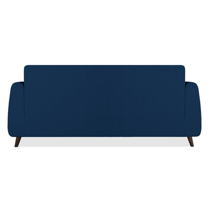 Adorn India Harlem 3 Seater Sofa (Blue) (3 Year Warranty)