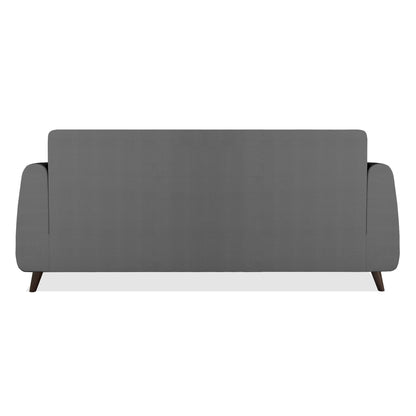 Adorn India Harlem 3 Seater Sofa (Grey) (3 Year Warranty)