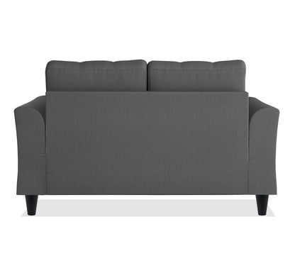 Adorn India Maddox Tufted 2 Seater Sofa (Grey) (3 Year Warranty)
