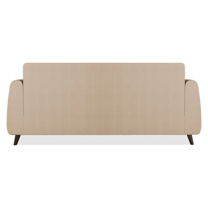 Adorn India Harlem 3 Seater Sofa (Beige) (3 Year Warranty)