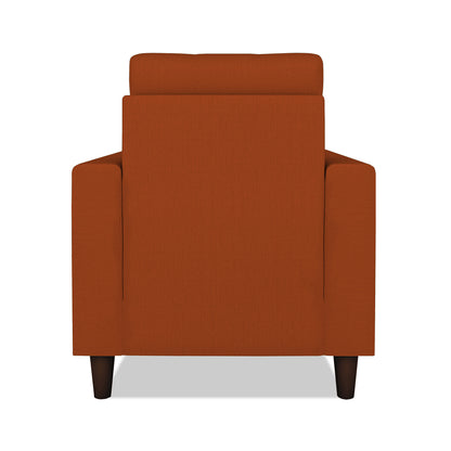 Adorn India Darcy 1 Seater Sofa (Beige) (3 Year Warranty)