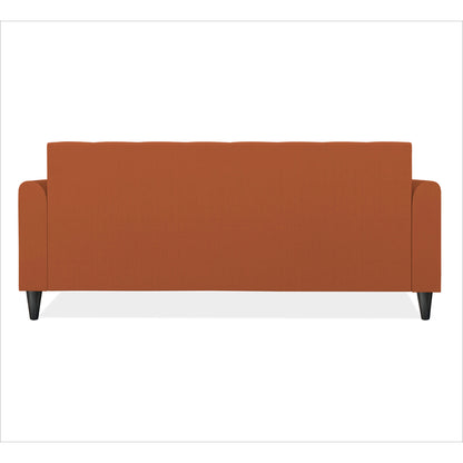 Adorn India Rio Elegant 3 Seater Sofa (Rust) (3 Year Warranty)
