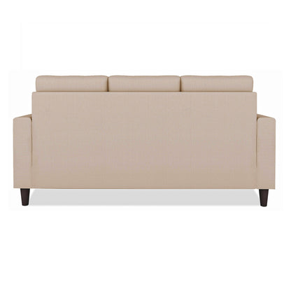 Adorn India Darcy 3 Seater Sofa (Beige) (3 Year Warranty)