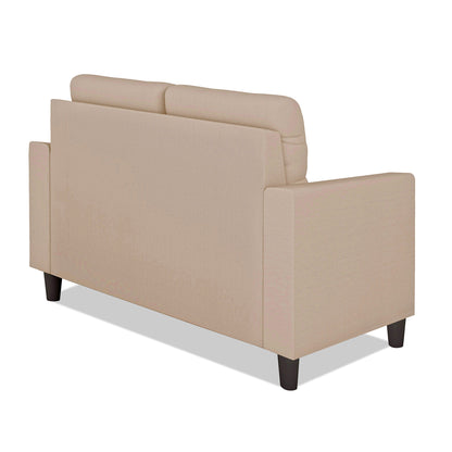 Adorn India Darcy 2 Seater Sofa (Beige) (3 Year Warranty)