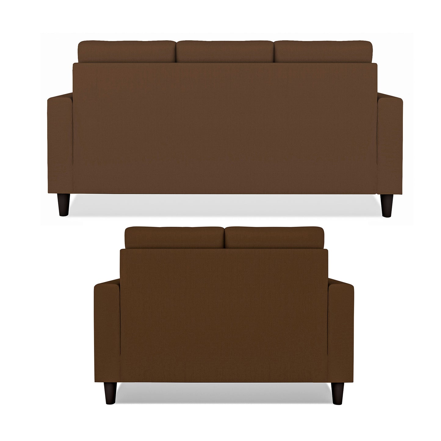 Adorn India Darcy 3+2 5 Seater Sofa Set (Beige) (3 Year Warranty)