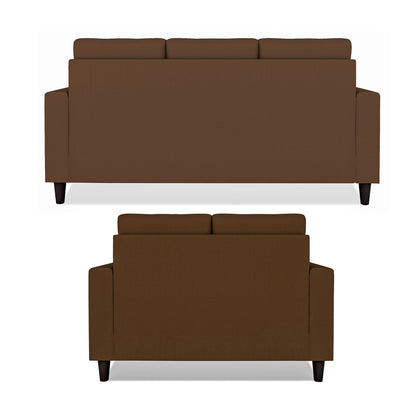 Adorn India Darcy 3+2 5 Seater Sofa Set (Beige) (3 Year Warranty)