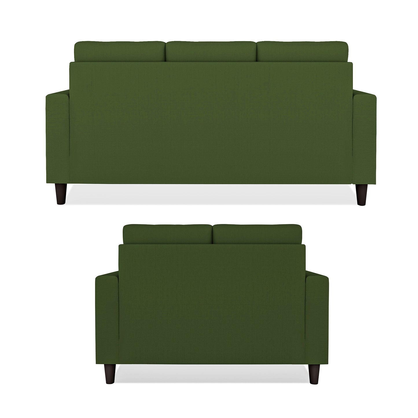 Adorn India Darcy 3+2 5 Seater Sofa Set (Beige) (3 Year Warranty)